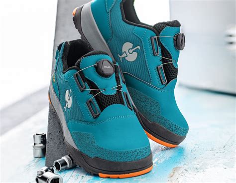 S1 Safety Shoes E S Nakuru Low Jade Alaskagrey Strauss