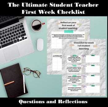 The Ultimate Student Teacher First Week Checklist | TPT