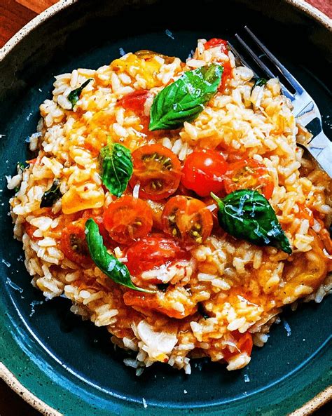 Tomato Basil Risotto With Parmesan Tried And True Recipes