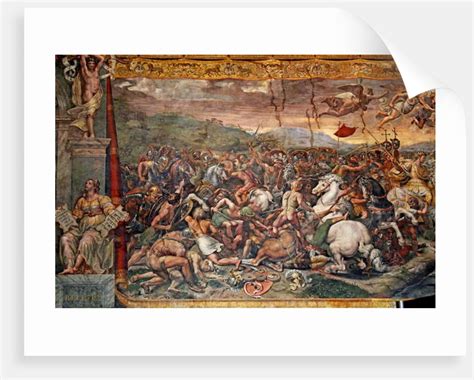 The Battle Of Milvian Bridge In The Room Of Constantine