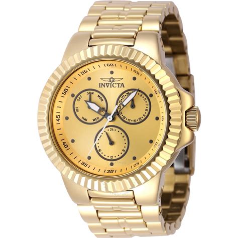 Invicta Subaqua GMT Date Quartz Gold Dial Men S Watch 46600