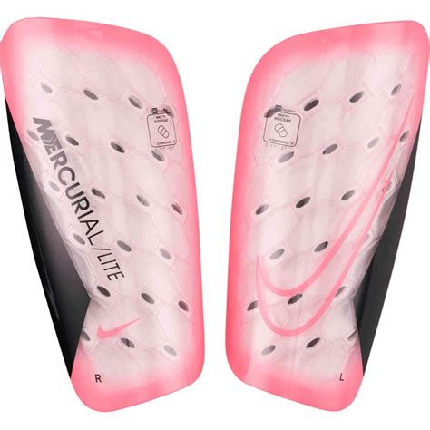 Nike Nocase Mercurial Lite Shin Guards Pink Black Soccerpro