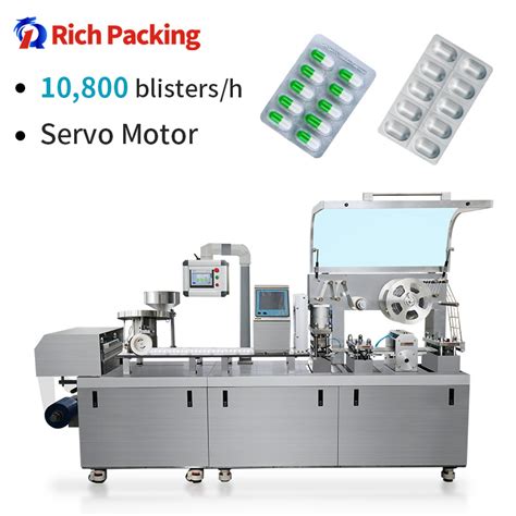 High Speed Automatic Blister Packaging Machine Tablet Alu Alualuminum