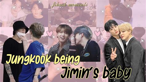 Jungkook Being Jimin S Baby JIKOOK MOMENTS YouTube