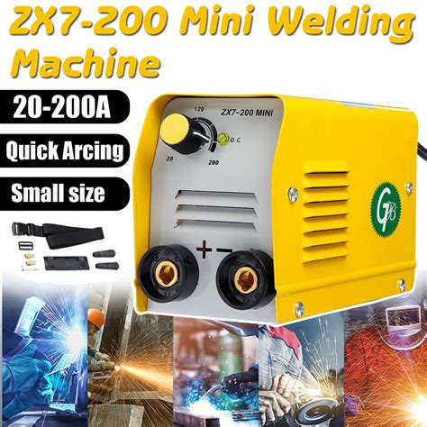 110v Zx7 200 Minigb 200a Mini Electric Welding Machine Igbt Dc Inverter