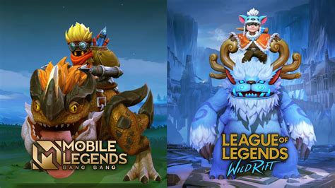 Mobile Legends Vs Lol Wild Rift Heroes Comparison 2022 Youtube