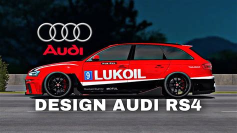 Tutorial Design Audi Rs4 Avant Simple Design Car Parking