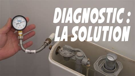 Contrôler pression d eau solution problème de fuite installation