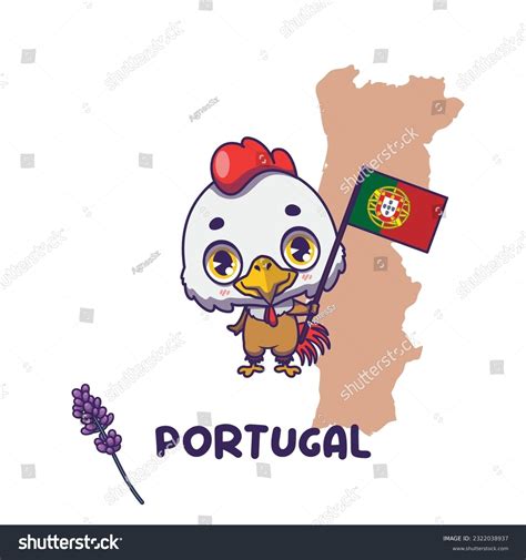 12 National Animal Holding Flag Portugal Images, Stock Photos, 3D ...