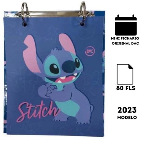 Mini Ficheiro Bloco De Notas Vertical Stitch Original Dac Shopee Brasil