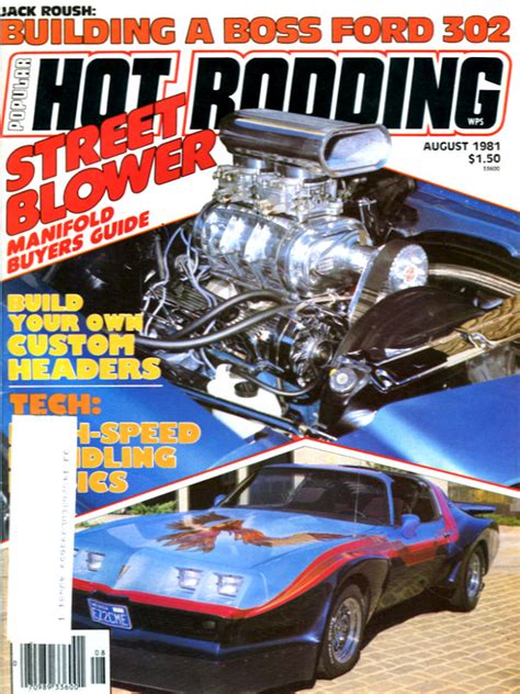 Popular Hot Rodding August Jack Roush Building A Boss Fo