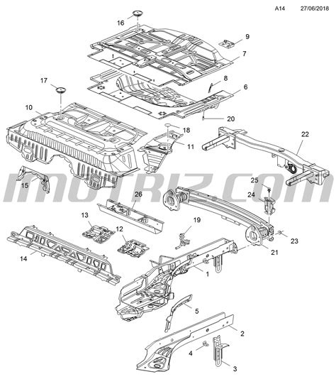 Barra Impacto Bomper Trasero Chevrolet Tracker