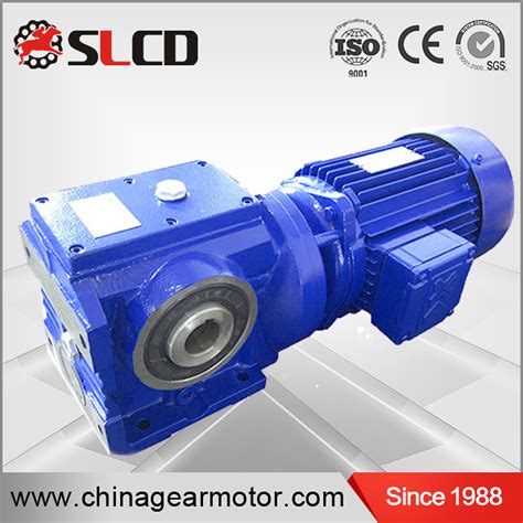 S Series High Efficiency Hollow Shaft Helical Worm Gearmotor China