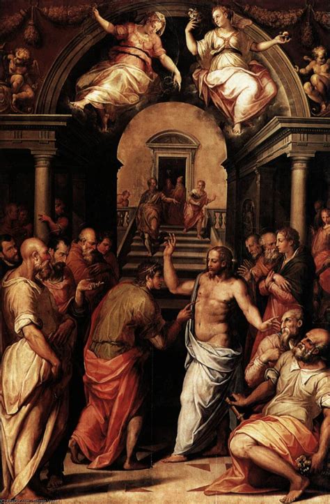 Artwork Replica Incredulity Of St Thomas 1572 By Giorgio Vasari 1511