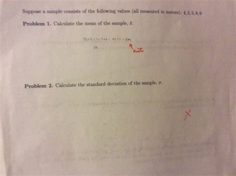 Solved Suppose A Sample Consists Of The Following Values Chegg