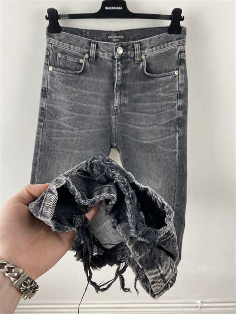 Balenciaga Balenciaga Fw22 Lost Tape Flared Jeans Denim Grailed