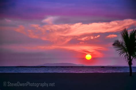 One Of Our Beautiful Sunsets On Playa Jaco Here In Jaco Costa Rica