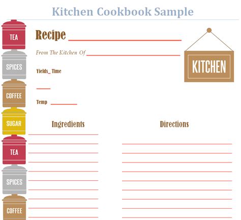 Best Recipe Book Templates In Word Pdf Day To Day Email