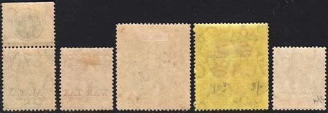 BAHAMAS 1918 War Tax Set Imperium Stamps Ltd