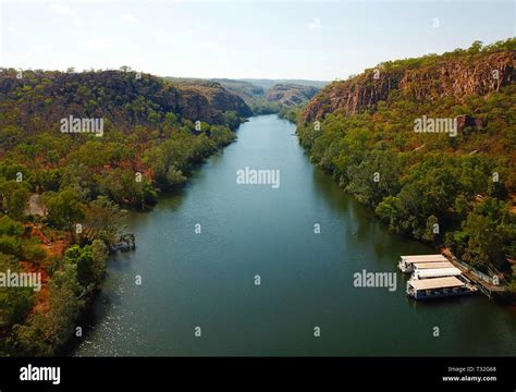 Panoramic View Over Katherine River And Katherine Gorge In Nitmiluk