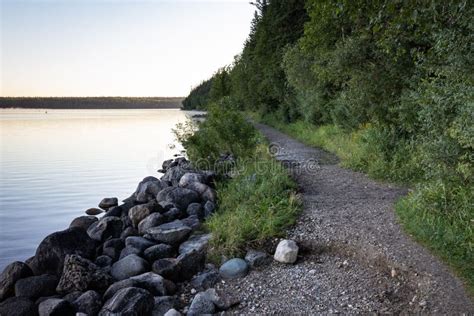 Walking Path Near A Lake Stock Image Image Of Path 258611487