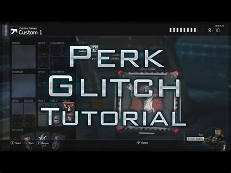 Black Ops 3 Glitches Multiplayer Multiple Perk Glitch Tutorial YouTube