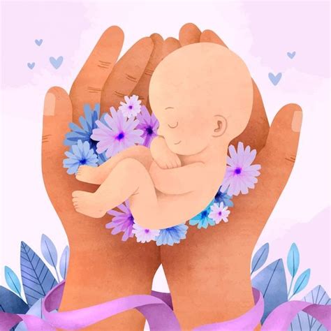 Premium Vector Watercolor World Prematurity Day Illustration