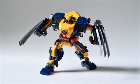 Moc 76202 X 2 Wolverine Mech Armor Upgrade Lego Licensed