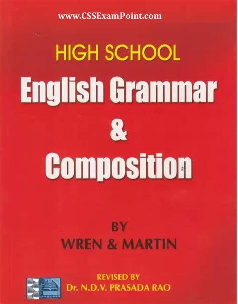 Solution English Grammar Composition Wren Martin Studypool