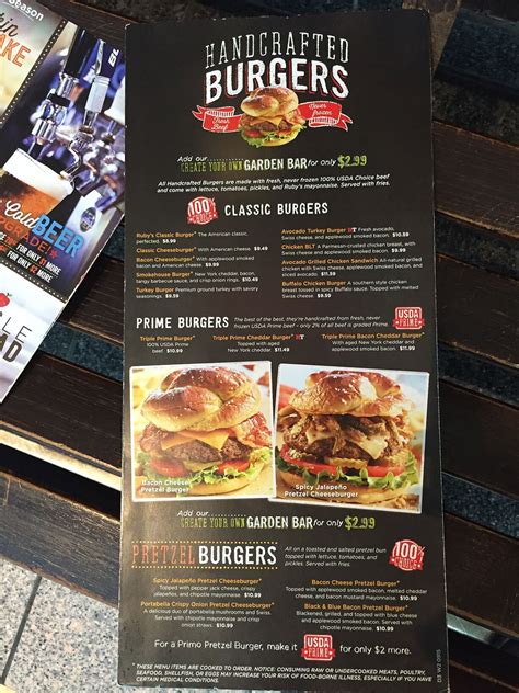 Ruby Tuesday Menu 12 Ruby Tuesdays Menu Design Inspiration Jalapeno Burger