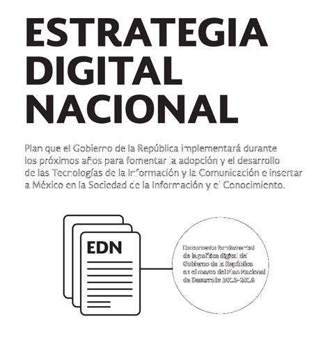 Infografia De La Estrategia Digital Nacional Gobiernodigital Mx