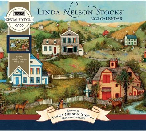 Lang Calendar 2021 The Lang Linda Nelson Stocks Special Edition Wall Calendar