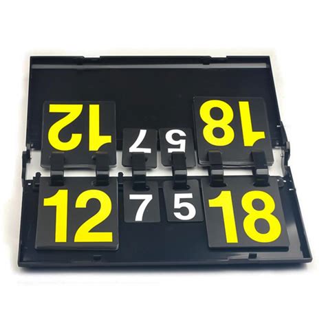 4 Digit Scoreboard Sports Referee Soccer Board For Vicedeal