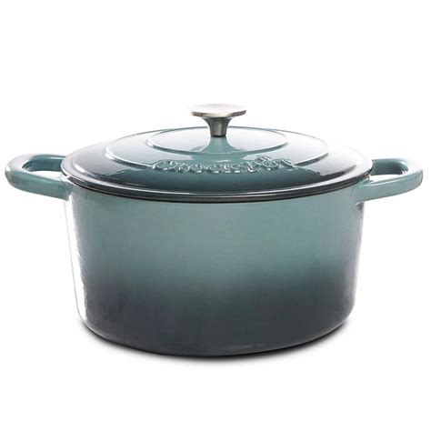 Crock-Pot Artisan 7 Qt. Cast Iron Dutch Oven with Lid-985100764M - The Home Depot