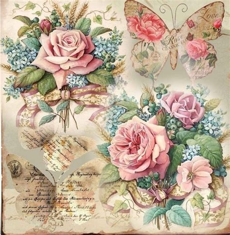 Pin By Lotus On Roses Vintage Paper Background Decoupage Paper