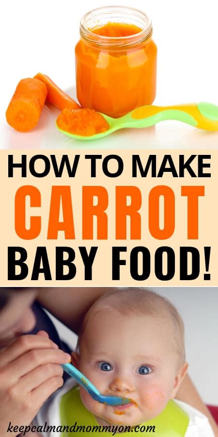 How to Make Carrot Baby Food - Keep Calm And Mommy On