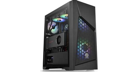 Thermaltake Commander G32 Tg Argb Gaming Midi Tower Κουτί Υπολογιστή Rgb με Πλαϊνό Παράθυρο