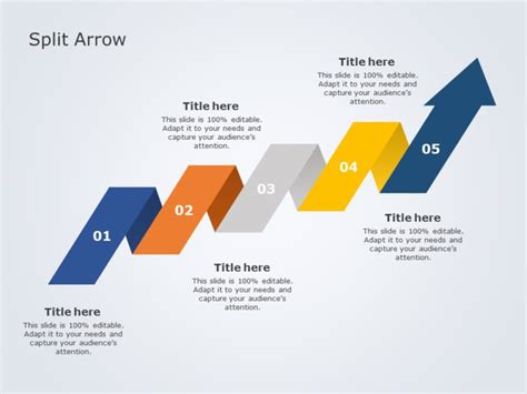 Split Arrows Powerpoint Template