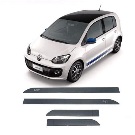 Friso Lateral Volkswagen Up A Protetor De Portas Cinza