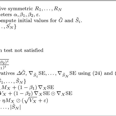 2 Block Coordinate Descent Algorithm Download Scientific Diagram