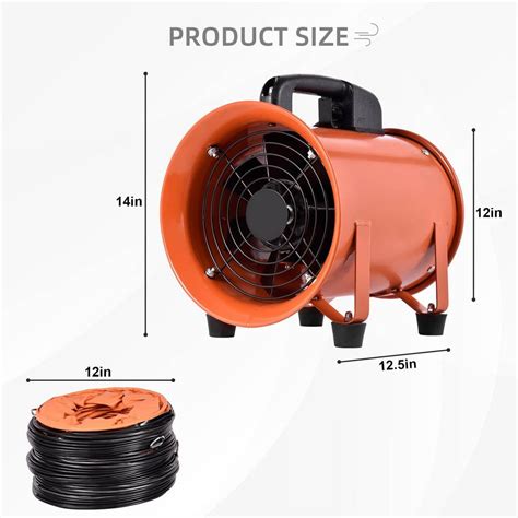 Goxfaca Utility Blower Fan 110v Powerful Floor And High Velocity Industrial Ventilator Portable