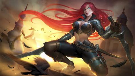 Katarina Fan Art White Hair