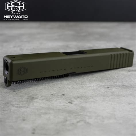 Complete Slide Assembly For Glock 19 Gen 3 Model Hs Oem Od Green 9mm