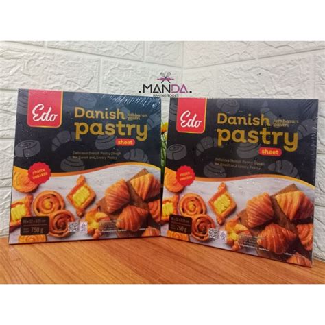 Jual Puff Pastry Sheet Edo Kulit Adonan Puff Pastry Danish Pastry