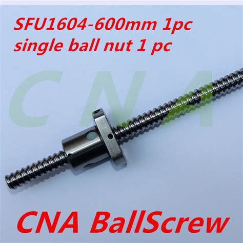 Free Shipping Sfu Mm Ball Screw L Mm Ballscrew With Sfu