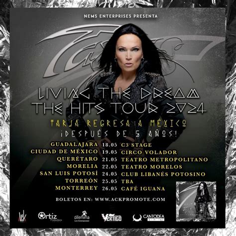 Tarja Turunen Regresa A Quer Taro Queretarock Music