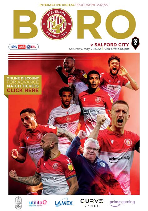 Stevenage Fc V Salford City By Hashtag Digital Media Issuu