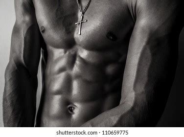 Beauty Men Torso Naked Body Isolated Stock Photo 110659775 Shutterstock