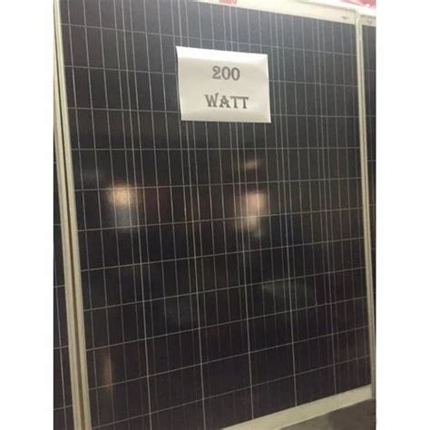 Poly Crystalline Watt Solar Panel V At Rs Watt In Batala