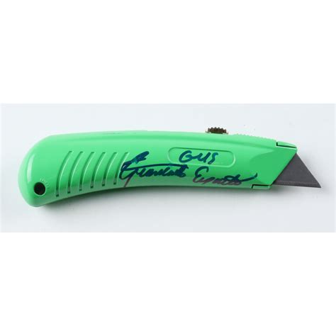 Giancarlo Esposito Signed Breaking Bad Box Cutter Inscribed Gus